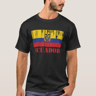 T-shirt Drapeau de l'Equateur