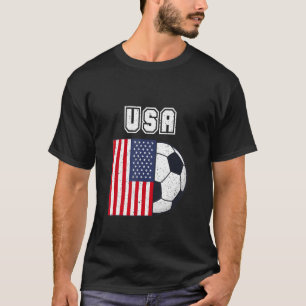 T-shirt Drapeau de l'équipe de football américain