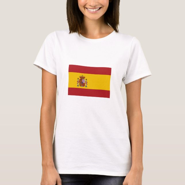 T-shirt Drapeau de l'Espagne (Devant)