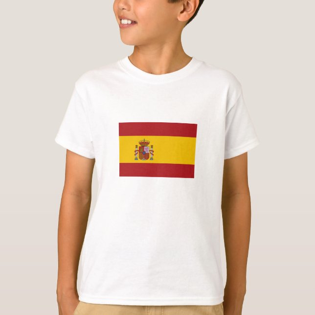 T-shirt Drapeau de l'Espagne (Devant)