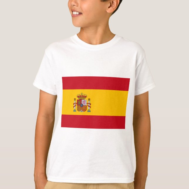 T-shirt Drapeau de l'Espagne (Devant)