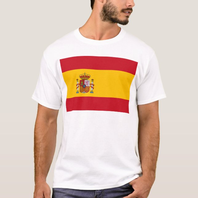 T-shirt Drapeau de l'Espagne (Devant)