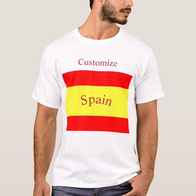 T-shirt Drapeau de l'Espagne Thunder_Cove (Devant)