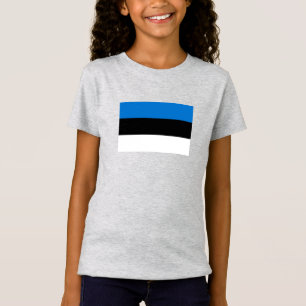 T-Shirt Drapeau de l'Estonie
