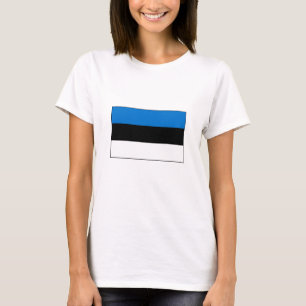 T-shirt Drapeau de l'Estonie