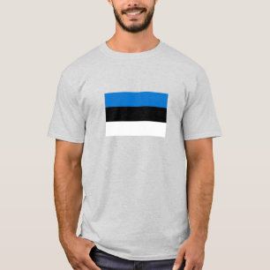 T-shirt Drapeau de l'Estonie