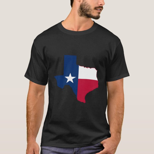 T-shirt Drapeau de l'état d'Austin Texas (Devant)