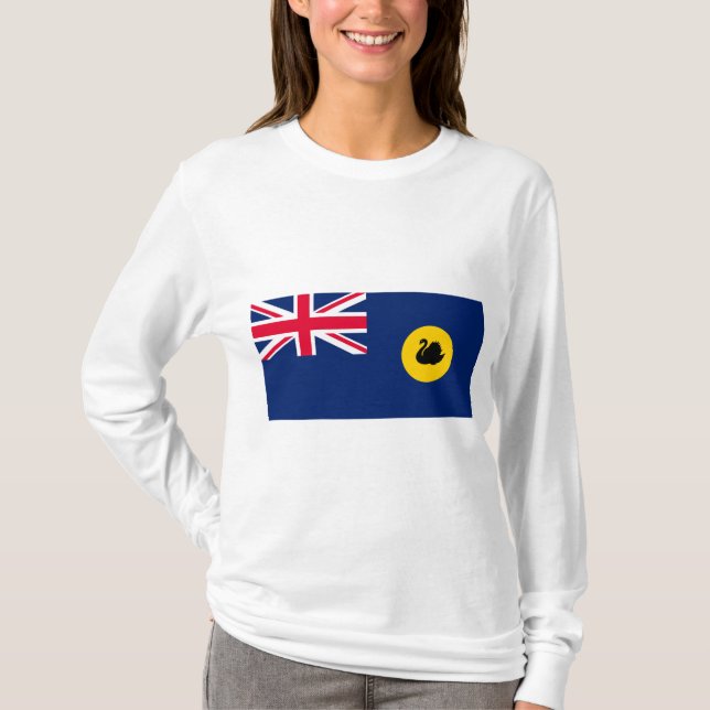 T-shirt Drapeau de l'État d'Australie-Occidentale (Devant)