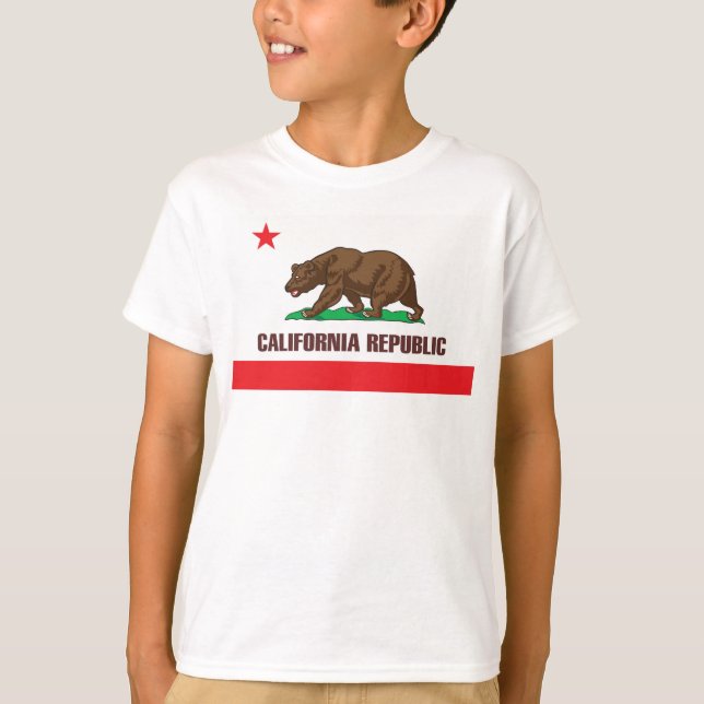 T-shirt Drapeau de l'état de Californie (Devant)