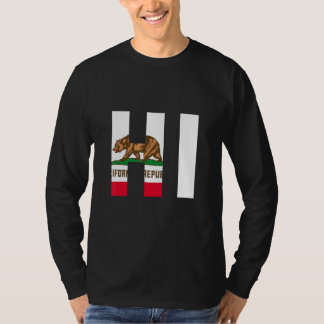 T-shirt Drapeau de l'État de Californie Hawaï HI Villes et