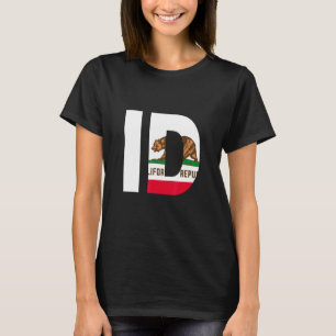 T-shirt Drapeau de l'État de Californie Idaho ID Boise Vil