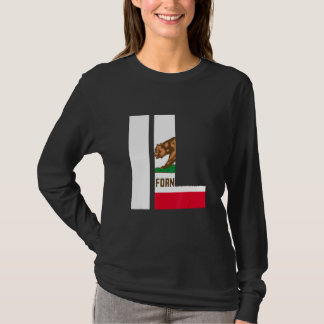 T-shirt Drapeau de l'État de Californie Illinois IL Villes