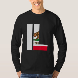 T-shirt Drapeau de l'État de Californie Illinois IL Villes