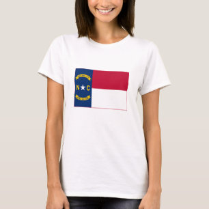 T-shirt Drapeau de l'État de Caroline du Nord