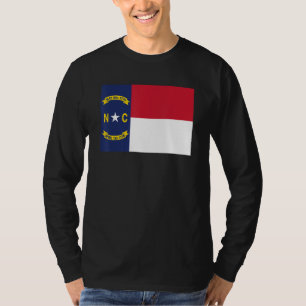 T-shirt Drapeau de l'État de Caroline du Nord État de Caro