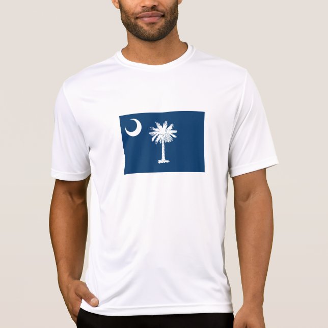 T-shirt Drapeau de l'État de Caroline du Sud (Devant)