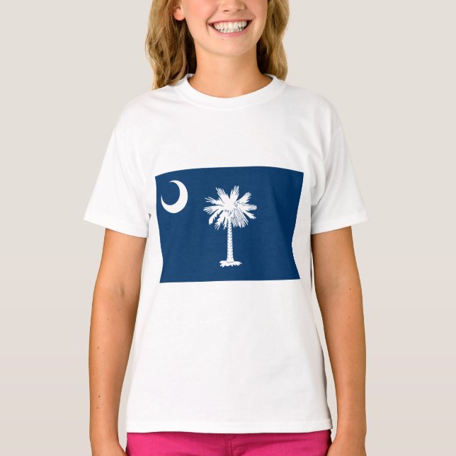 T-shirt Drapeau de l'État de Caroline du Sud (Devant)