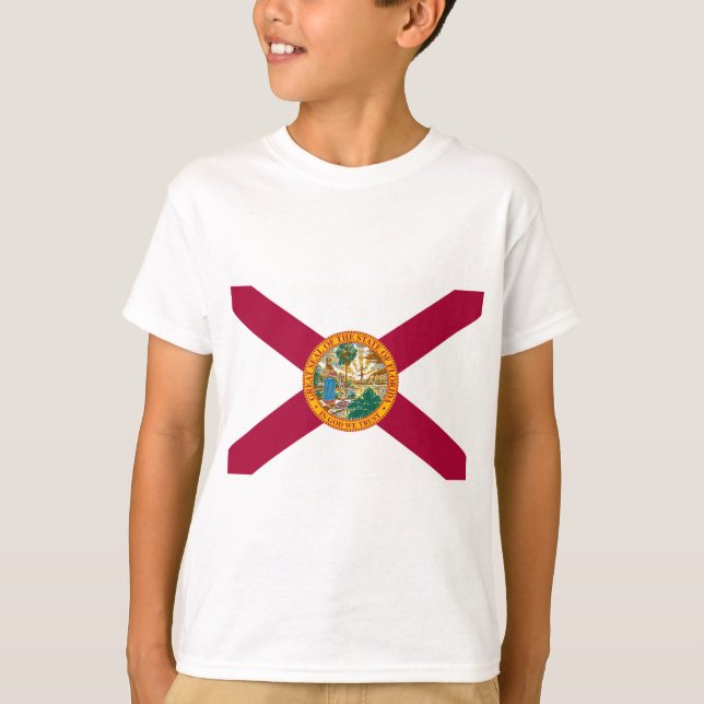 T-shirt Drapeau de l'État de Floride (Devant)