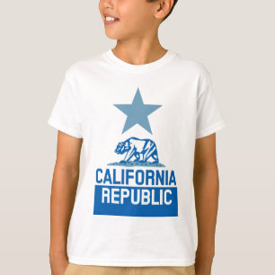 T-shirt Drapeau de l'État de la RÉPUBLIQUE DE CALIFORNIE