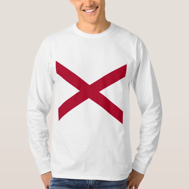 T-shirt Drapeau de l'état de l'Alabama (Devant)