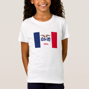 T-Shirt Drapeau de l'État de l'Iowa