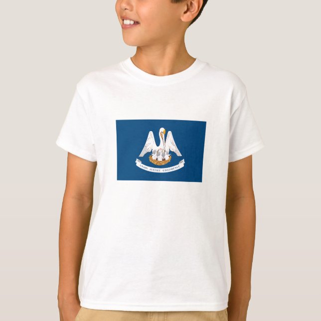 T-shirt Drapeau de l'État de Louisiane (Devant)