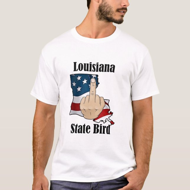 T-shirt Drapeau de l'État de Louisiane (Devant)