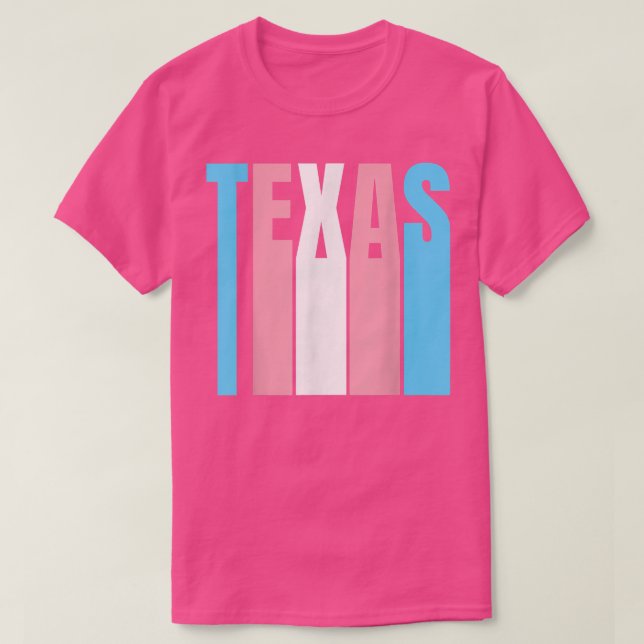 T-shirt Drapeau de l'état de Teas Trans Pride Transgenre  (Design devant)