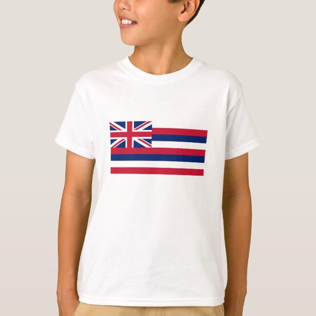 T-shirt Drapeau de l'État d'Hawaii (Devant)