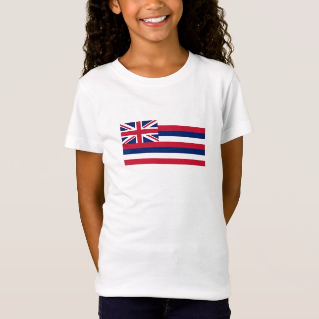 T-Shirt Drapeau de l'État d'Hawaii (Devant)