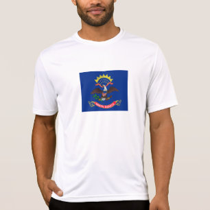 T-shirt Drapeau de l'État du Dakota du Nord