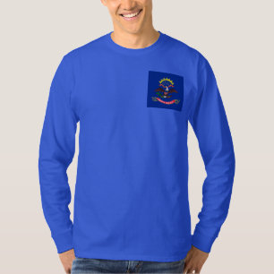 T-shirt Drapeau de l'État du Dakota du Nord