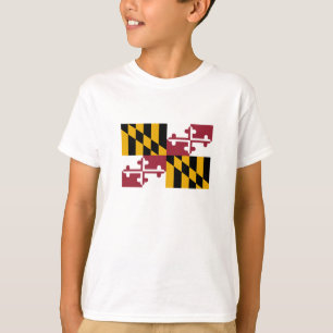 T-shirt Drapeau de l'État du Maryland