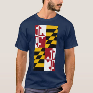 T-shirt Drapeau de l'État du Maryland