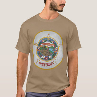 T-shirt Drapeau de l'État du Minnesota 2