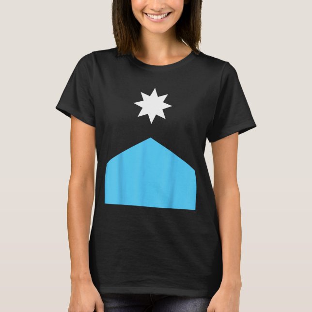 T-shirt Drapeau de l'État du Minnesota neuf et robuste (Devant)