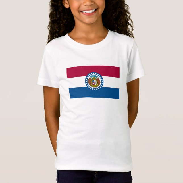 T-Shirt Drapeau de l'État du Missouri (Devant)