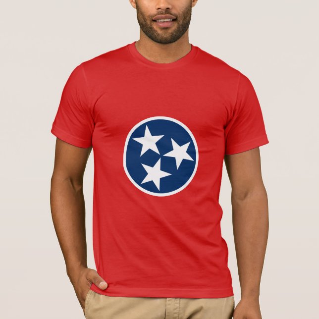 T-shirt Drapeau de l'État du Tennessee (Devant)