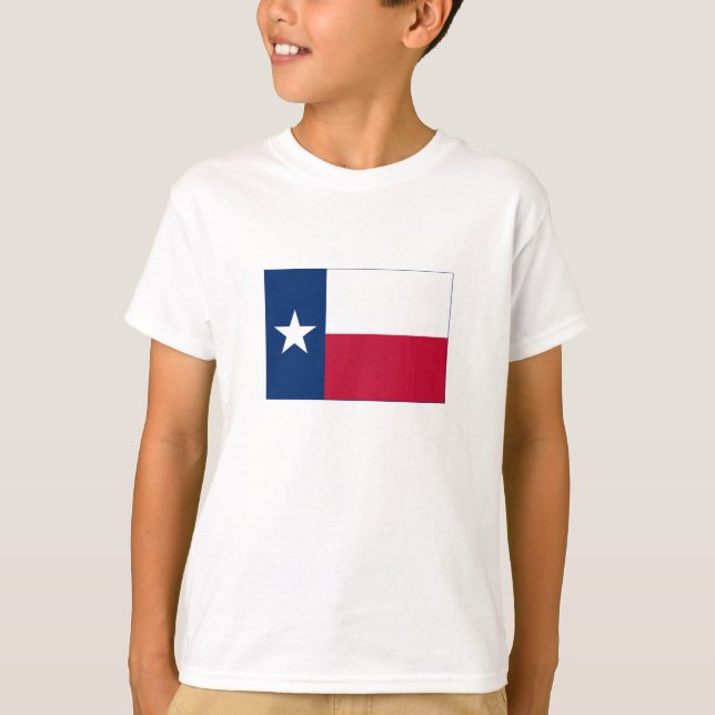 T-shirt Drapeau de l'État du Texas (Devant)