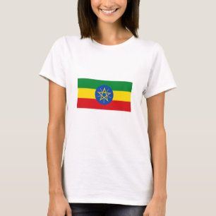 T-shirt Drapeau de l'Éthiopie