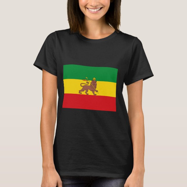 T-shirt Drapeau de l'Éthiopie (1897-1974) (Devant)