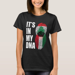 T-shirt Drapeau de l'héritage ADN mixte libanais et koweït