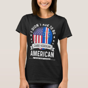 T-shirt Drapeau de l'Humour du patriote américain Cabo Ver