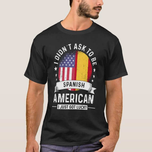 T-shirt Drapeau de l'Humour du patriote espagnol (Devant)