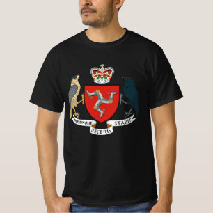 T-shirt Drapeau de l'île de Man - Emblème de Manx - Brat