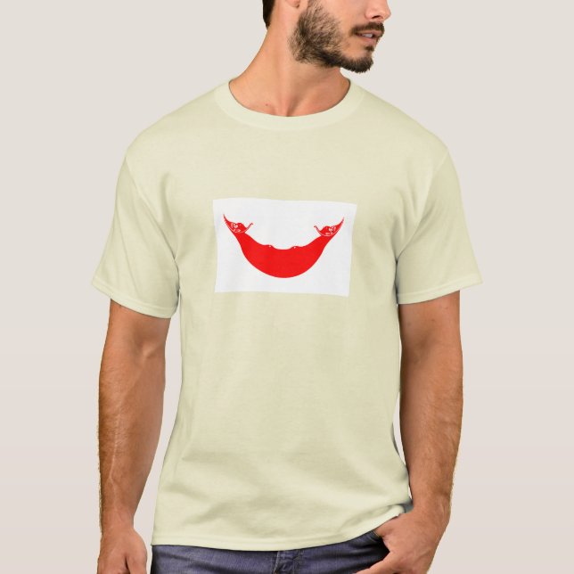 T-shirt Drapeau de l'île de Pâques (Devant)