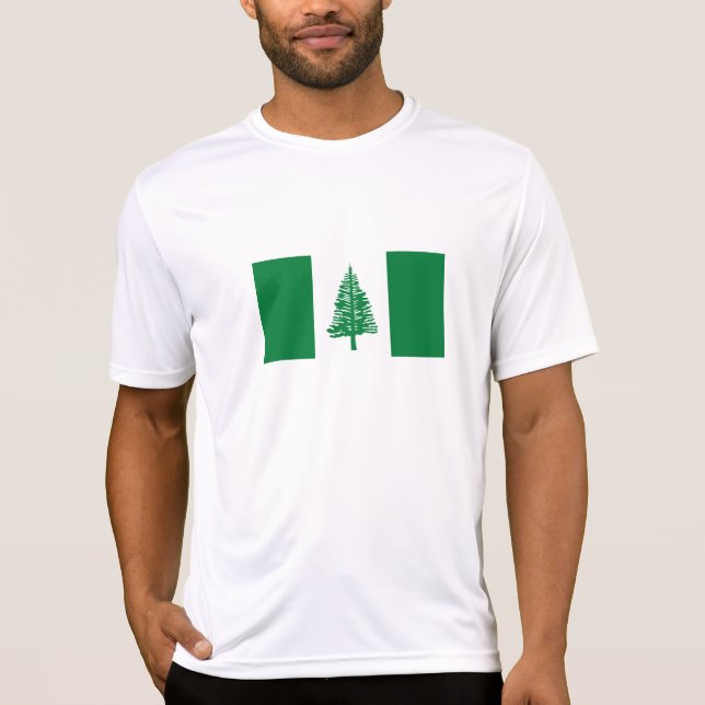 T-shirt Drapeau de l'île Norfolk (Devant)