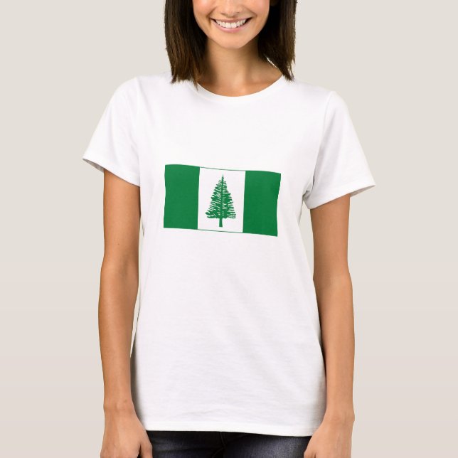 T-shirt Drapeau de l'île Norfolk (Devant)