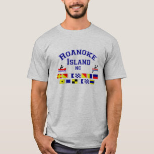 T-shirt Drapeau de l'île OR Sig de Roanoke