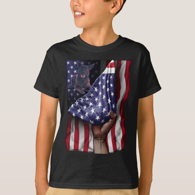 T-shirt Drapeau de l'Indépendance Us Hollandais Shepherd (Devant)